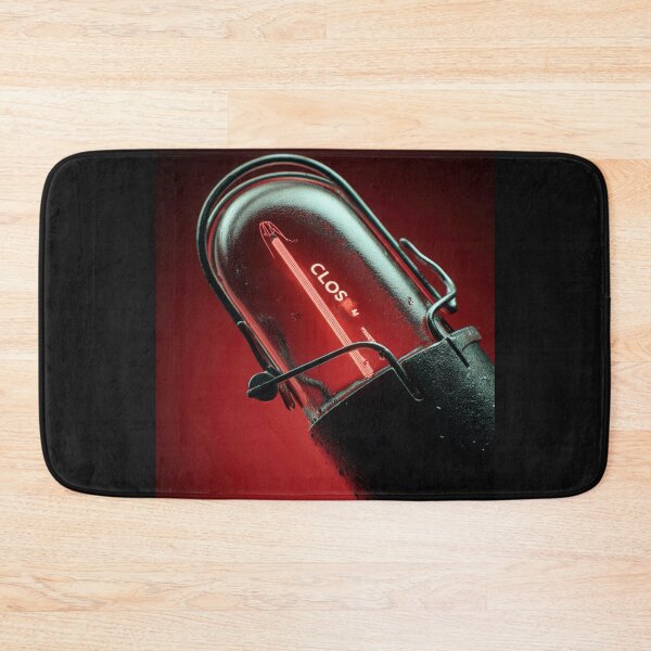 Item preview, Neon “CLOSE” Sign Inside Light Bulb – Modern Red Glow Aesthetic designed and sold by Grafititee.