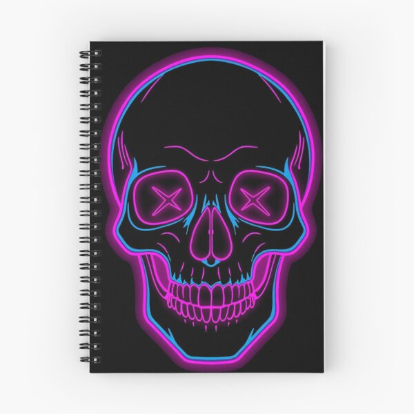 Item preview, Edición púrpura de calavera de neón designed and sold by Choco Behemoth.