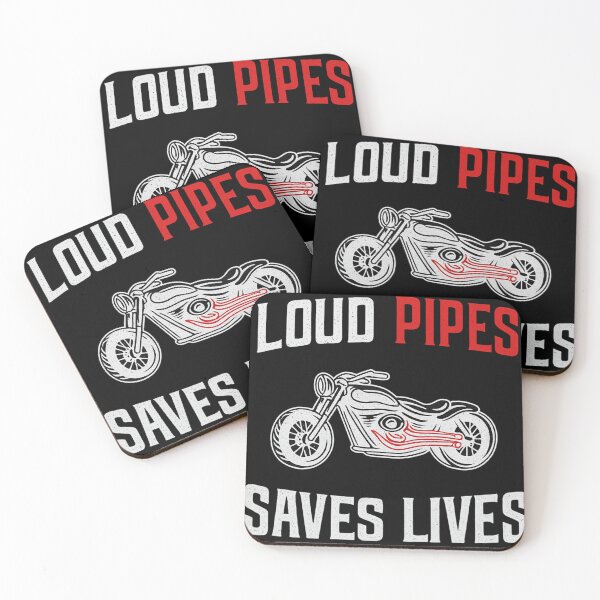 Item preview, Loud Pipes Saves Lives Biker Art designed and sold by haitrieuic96.