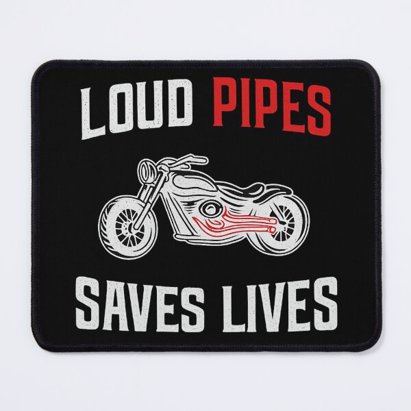 Item preview, Loud Pipes Saves Lives Biker Art designed and sold by haitrieuic96.