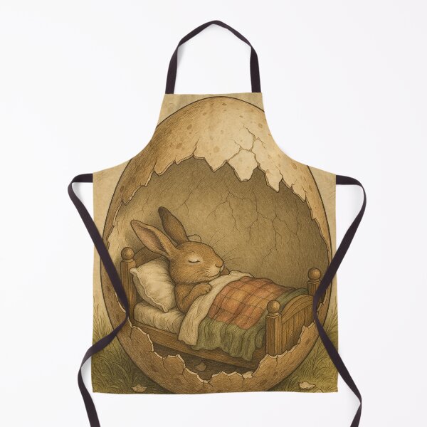 Item preview, Cute bunny sleeping in an Easter egg designed and sold by Mauswohn.