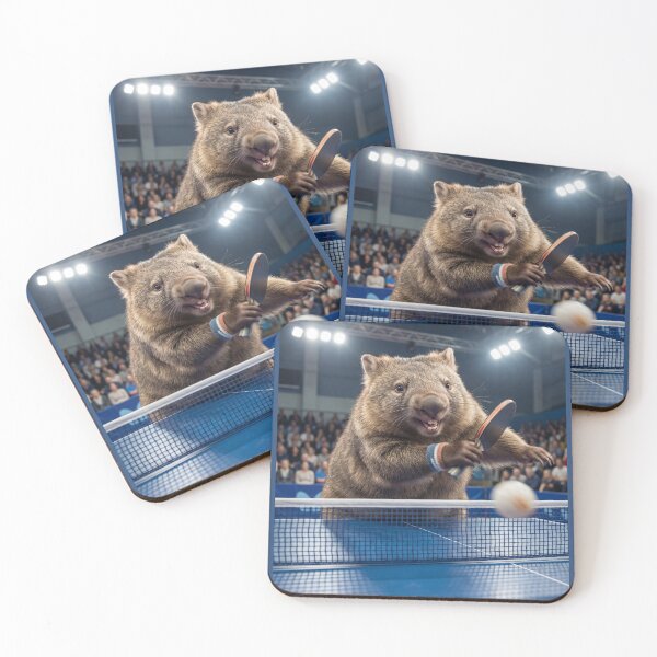 Item preview, Table Tennis Wombat  designed and sold by Tridentulus.