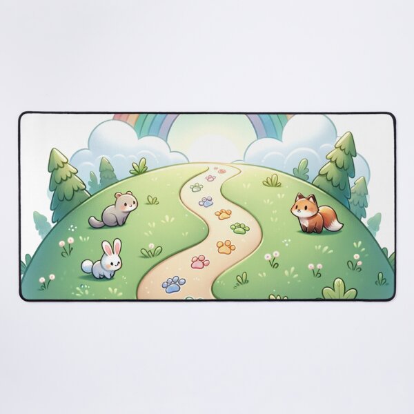 Item preview, Path of Paw Prints – A Journey to Gentle Magic designed and sold by HappySproutArt.