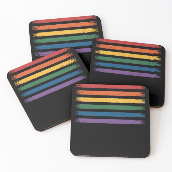 Item preview, Rainbow Striped Gay Pride Symbol Flag Vintage LGBT Ally Gift designed and sold by GaryBellcvbnb.