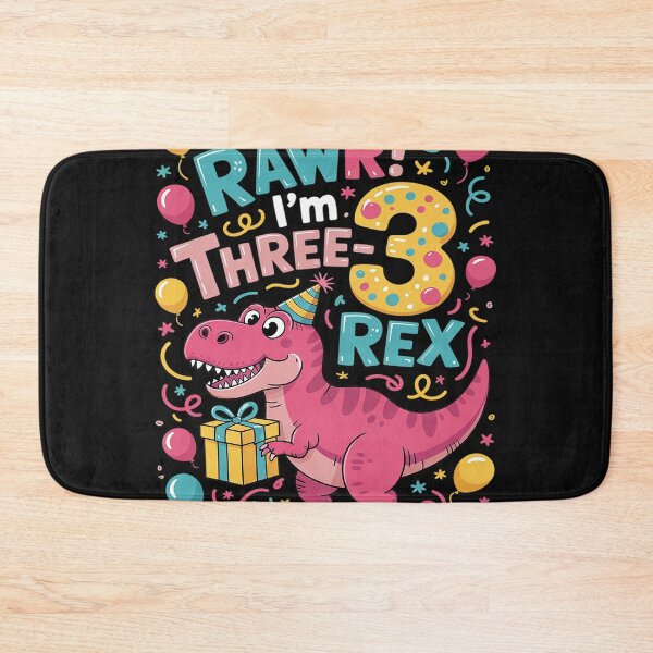 Item preview, RAWR I'm Three Rex for 3 year old 3 Rex Birthday designed and sold by GaryBellcvbnb.