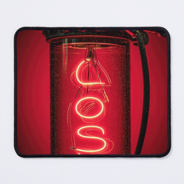 Item preview, Neon “CLOSE” Sign Inside Light Bulb – Modern Red Glow Aesthetic designed and sold by Grafititee.