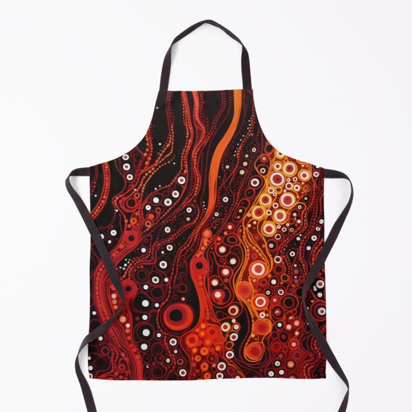 Item preview, Aboriginal Inspired Dot Art - With Active Lava designed and sold by GrinGalore.