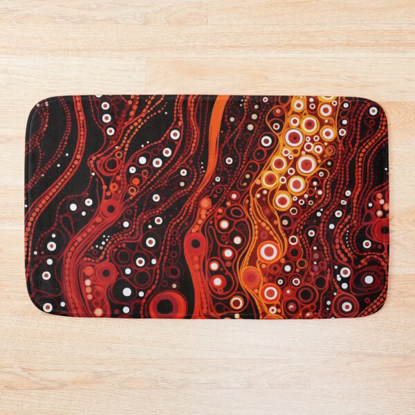 Item preview, Aboriginal Inspired Dot Art - With Active Lava designed and sold by GrinGalore.