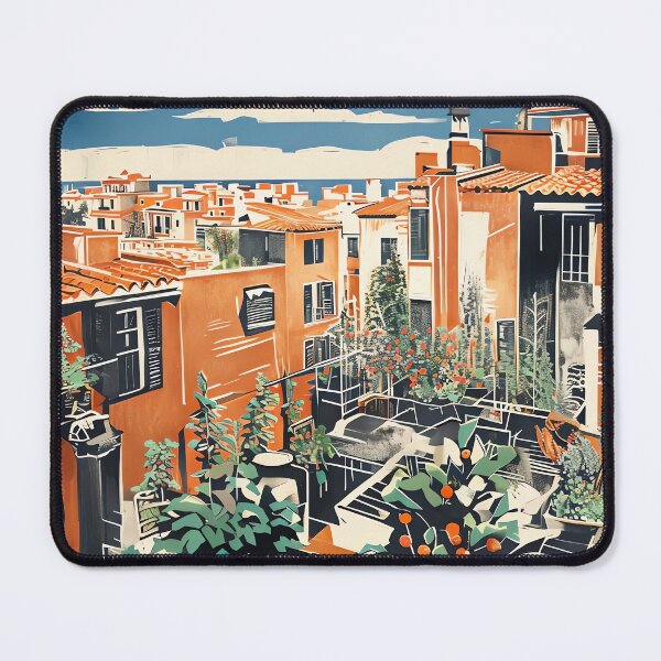 Item preview, Mediterranean Rooftop Bloom designed and sold by ONYX Pixee.