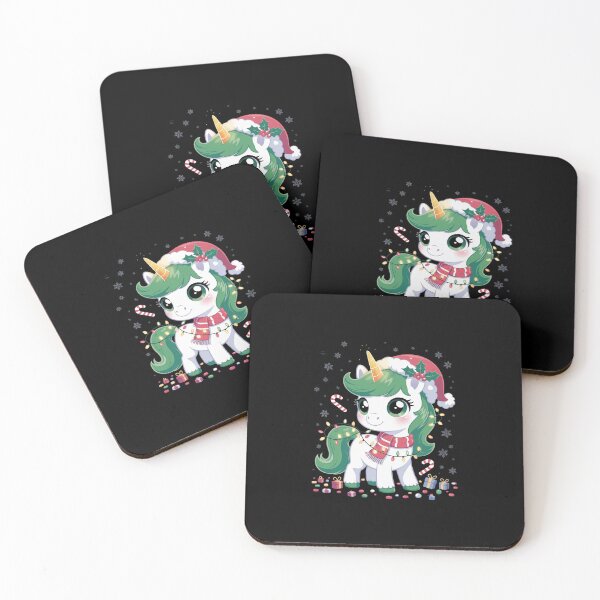 Item preview, Cute Unicorrn Santa Hat Pajamas Christmas Xmas Pjs Girl designed and sold by CultureSpec.