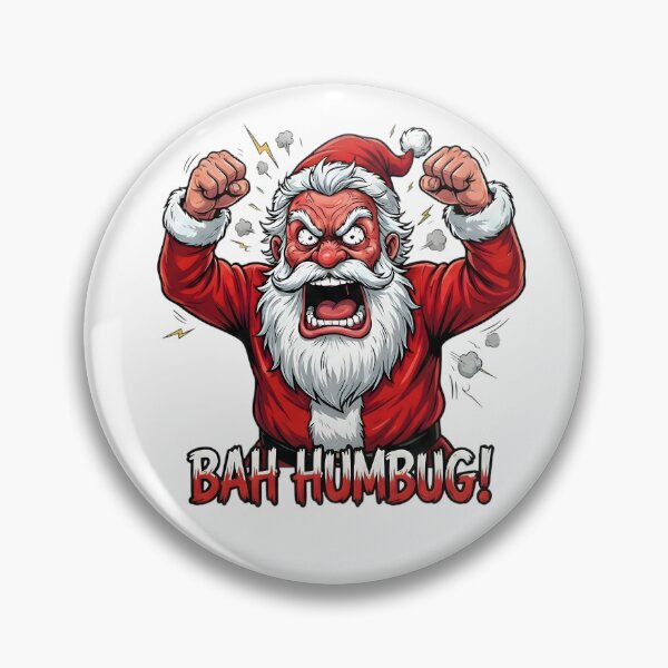 Item preview, Angry Santa Bah Humbug Meme designed and sold by SoulenCify.