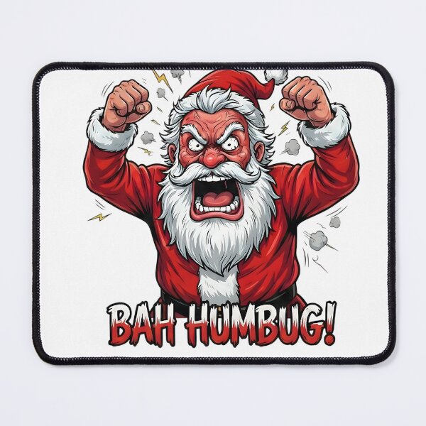 Item preview, Angry Santa Bah Humbug Meme designed and sold by SoulenCify.