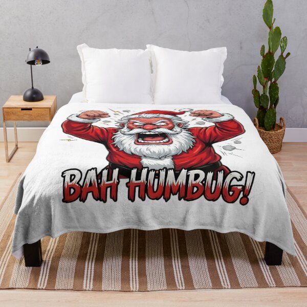 Item preview, Angry Santa Bah Humbug Meme designed and sold by SoulenCify.