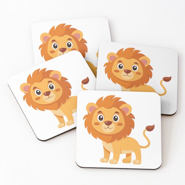Item preview, Cute Cheerful Cartoon Lion designed and sold by Jirada.