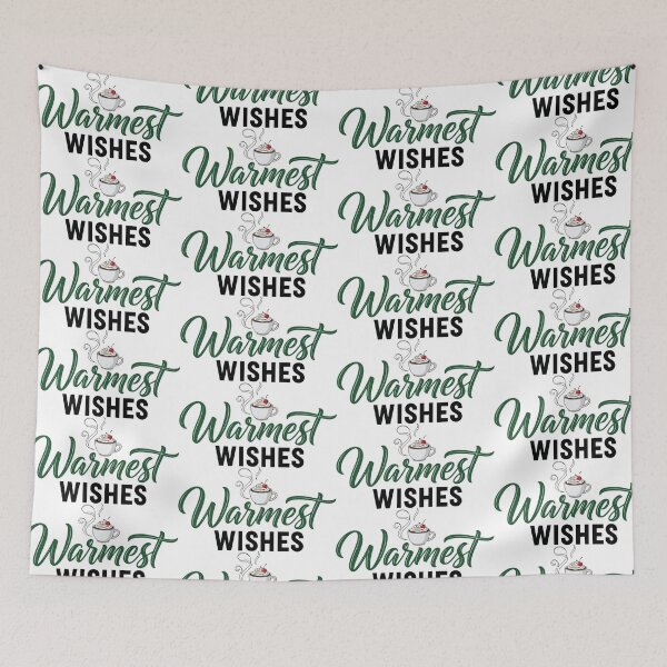 Item preview, Warmest Wishes Christmas Hot Cocoa Design designed and sold by graphicnew.