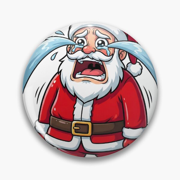 Item preview, Meme divertido de Papá Noel llorando en Navidad designed and sold by SoulenCify.