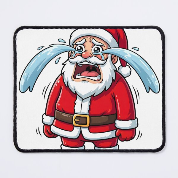 Item preview, Funny Crying Santa Christmas Meme designed and sold by SoulenCify.