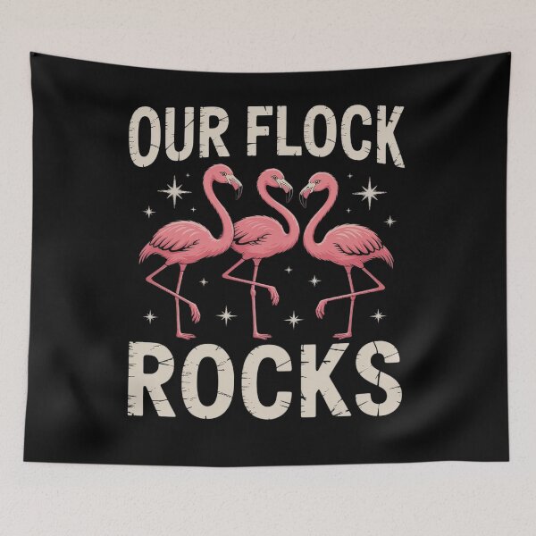 Item preview, Flamingo Family Group Vacation Matching designed and sold by RayhendersonArt.