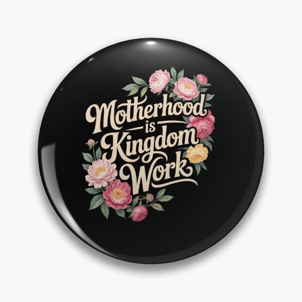 Item preview, Floral Motherhood Is Kingdom Work Mama Mothers Day designed and sold by RayhendersonArt.