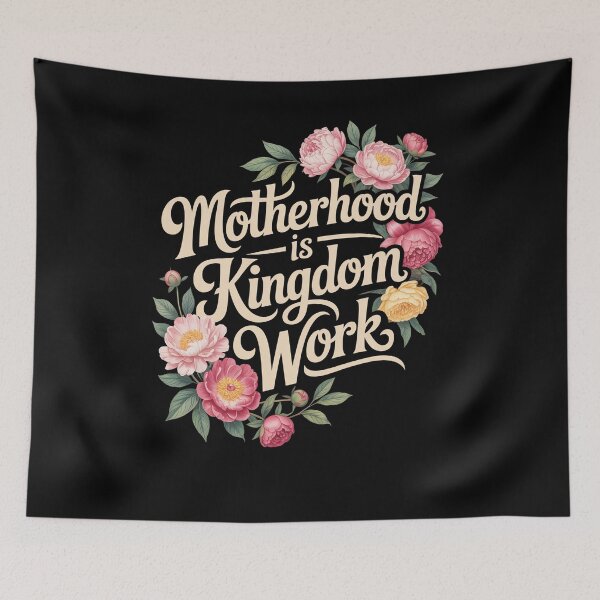 Item preview, Floral Motherhood Is Kingdom Work Mama Mothers Day designed and sold by RayhendersonArt.