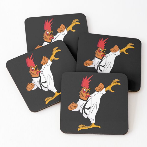 Item preview, Rooster doing karate designed and sold by Lagueny.