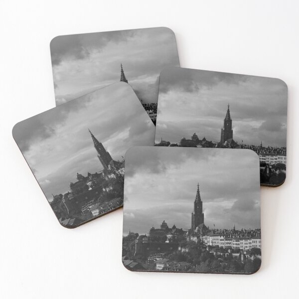 Item preview, Bern Minster, Switzerland – Black and white panorama designed and sold by SE-Visuals.
