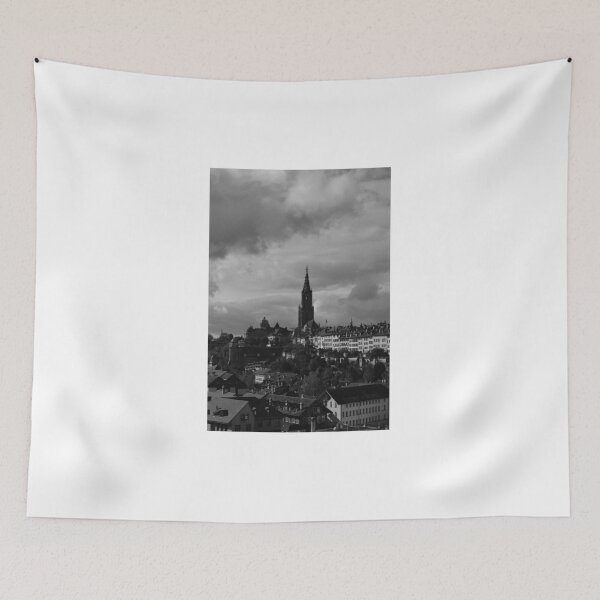 Item preview, Bern Minster, Switzerland – Black and white panorama designed and sold by SE-Visuals.