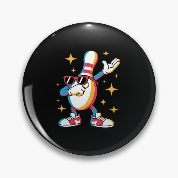Item preview, Dabbing Bowling Pin Cool Sunglasses Bowler Team Player designed and sold by HardcoreTour.