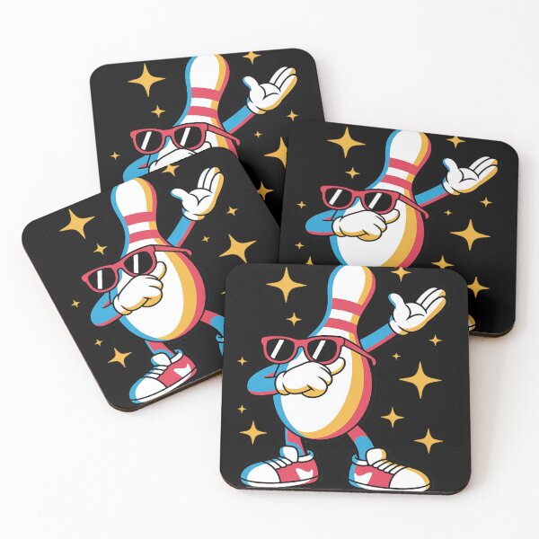 Item preview, Dabbing Bowling Pin Cool Sunglasses Bowler Team Player designed and sold by HardcoreTour.