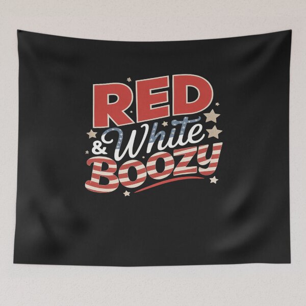 Item preview, Red White and Boozy 4th of July USA Booze American designed and sold by GaryBellcvbnb.