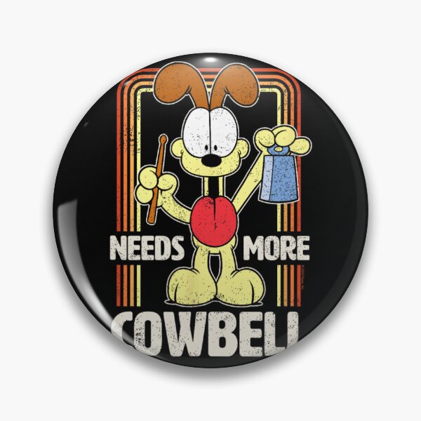 Item preview, Garfield - Needs More Cowbell Funny Retro Music designed and sold by nandafittjex.