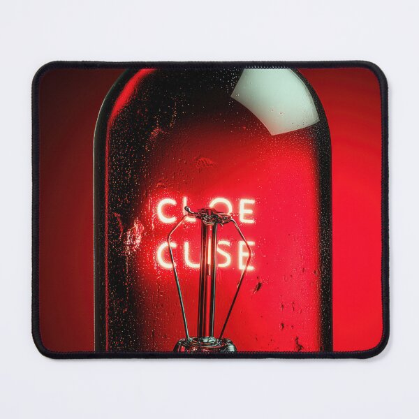 Item preview, Neon “CLOSE” Sign Inside Light Bulb – Modern Red Glow Aesthetic designed and sold by Grafititee.