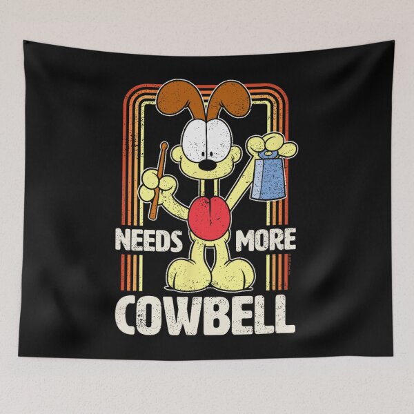 Item preview, Garfield - Needs More Cowbell Funny Retro Music designed and sold by nandafittjex.