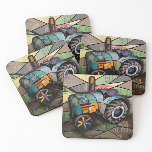 Item preview, paper tractor designed and sold by Ruud van Koningsbrugge.