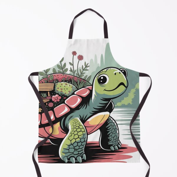 Item preview, Turtle with a Garden on Her Shell designed and sold by HappySproutArt.
