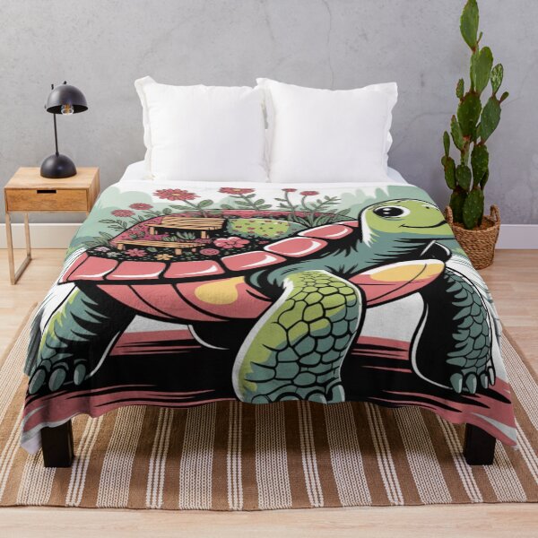 Item preview, Turtle with a Garden on Her Shell designed and sold by HappySproutArt.