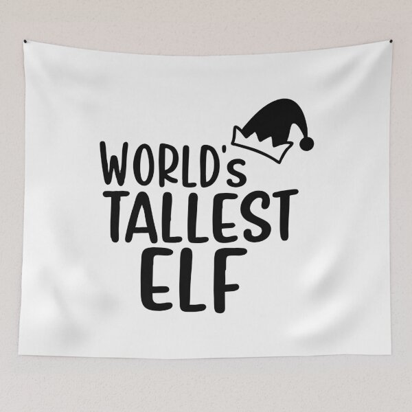 Item preview, Worlds Tallest Elf  designed and sold by CloudyPress.