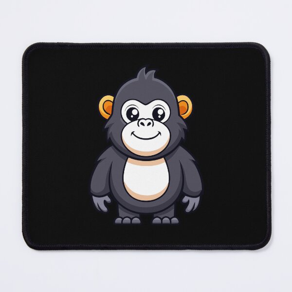 Item preview, Cute Baby Gorilla Monkey Cartoon Illustration designed and sold by Jirada.