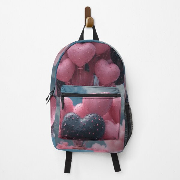 Item preview, Cute heart-shaped balloons in the pastel-colored sky designed and sold by Mianku | Für das Leben.
