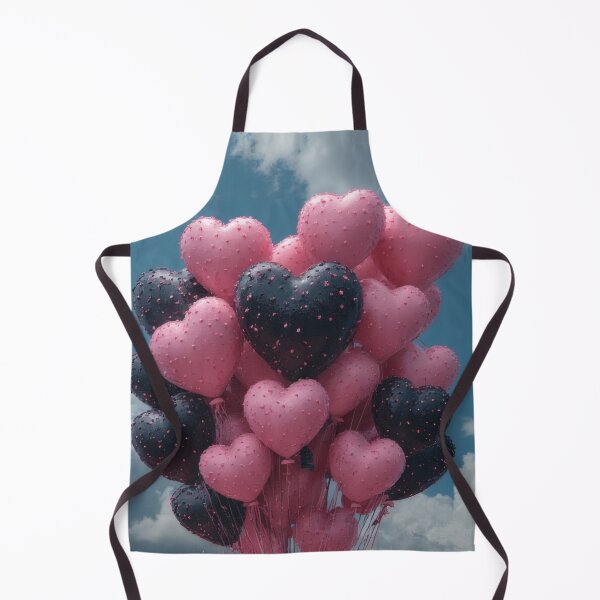 Item preview, Cute heart-shaped balloons in the pastel-colored sky designed and sold by Mianku | Für das Leben.
