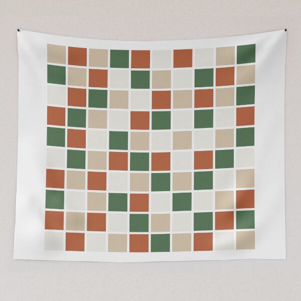 Item preview, Sage and Sand Serenity - Geometric Boho Pattern in Nature Colors designed and sold by RedCircleArt.