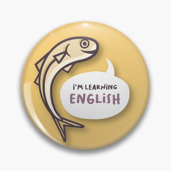 Item preview, "I'm learning English" Yellow Anchovy designed and sold by AnchoaesC.