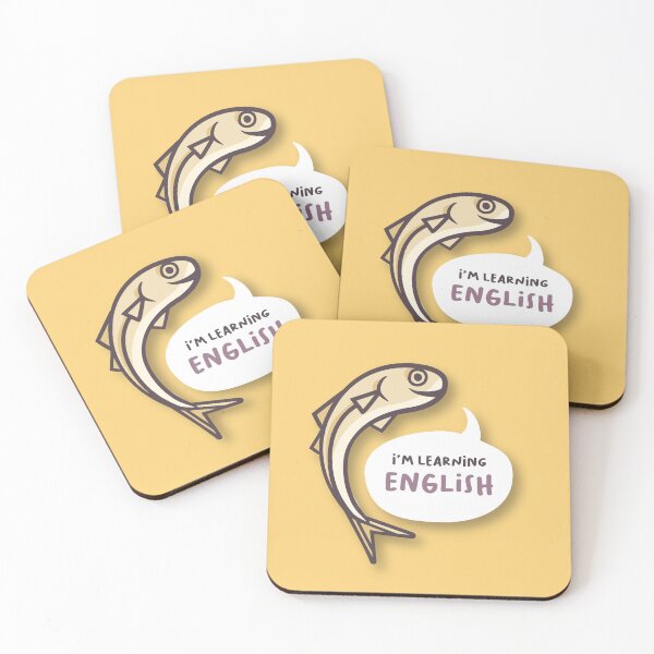 Item preview, "I'm learning English" Yellow Anchovy designed and sold by AnchoaesC.