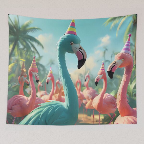 Item preview, Flamingo Fiesta designed and sold by ONYX Pixee.