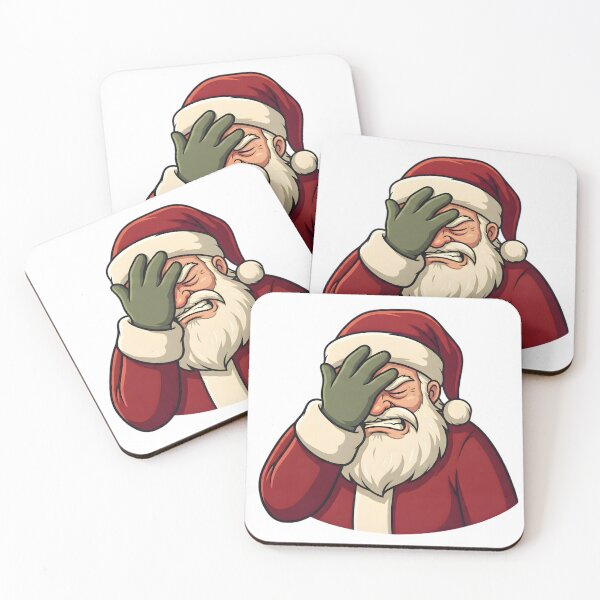 Item preview, Funny Santa Facepalm Meme Art designed and sold by SoulenCify.