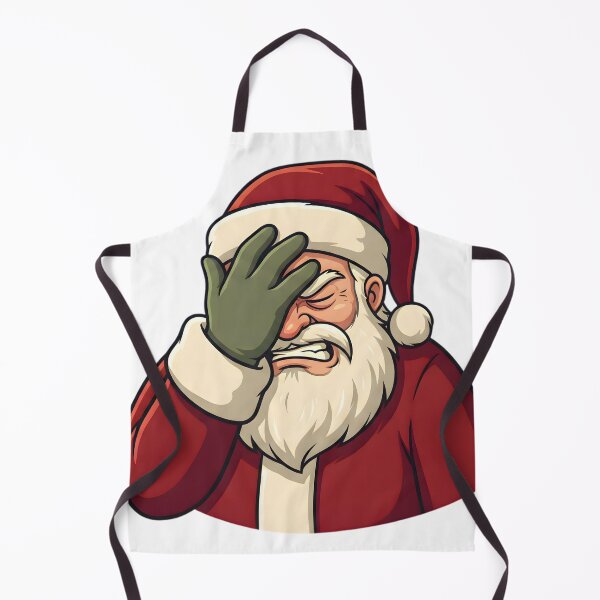 Item preview, Funny Santa Facepalm Meme Art designed and sold by SoulenCify.