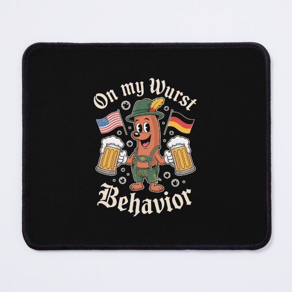 Item preview, Oktoberfest On My Wurst Behavior Funny German Men Women designed and sold by HollyBellArtSte.