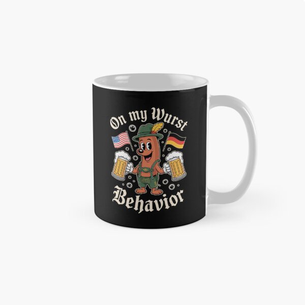 Item preview, Oktoberfest On My Wurst Behavior Funny German Men Women designed and sold by HollyBellArtSte.