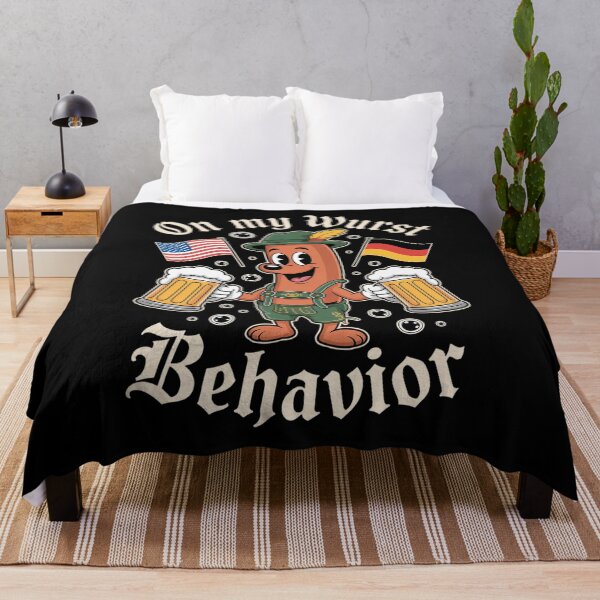 Item preview, Oktoberfest On My Wurst Behavior Funny German Men Women designed and sold by HollyBellArtSte.