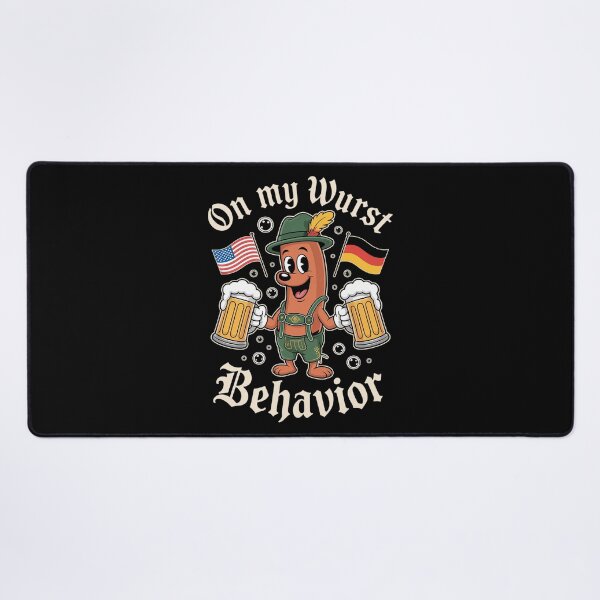 Item preview, Oktoberfest On My Wurst Behavior Funny German Men Women designed and sold by HollyBellArtSte.
